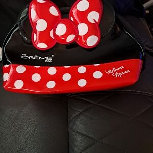 Disney Minnie Mouse Makeup Bag - Red and Black